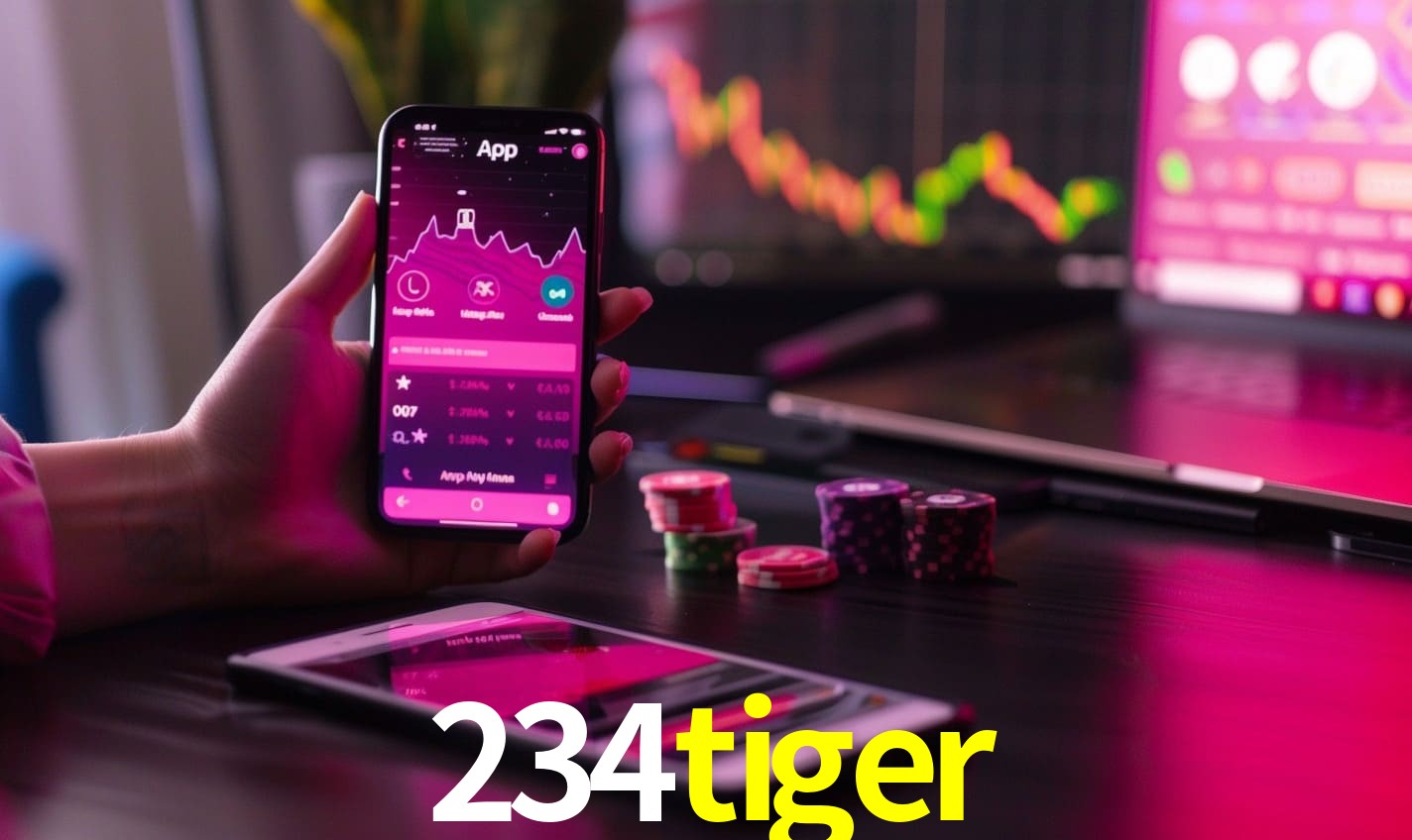 Comparação APP mobile vs versão web da 234tiger
